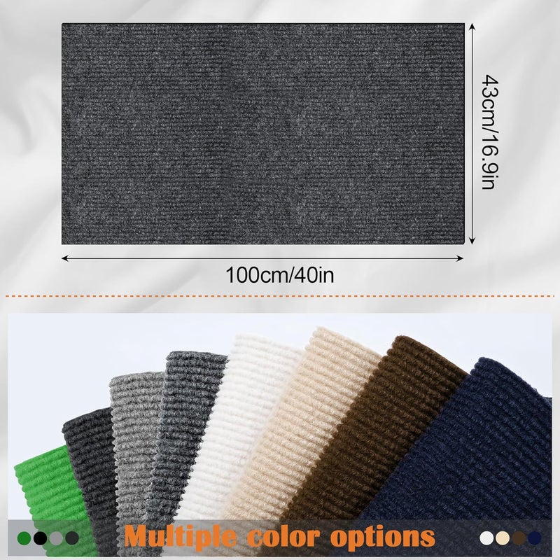 Inchoco Cat Scratch Furniture Protector - 40" x 17" Trimmable Self-Adhesive Cats Claws Scratch Pads, DIY Cat Climbing Couch Protector for Scratch Post Cat Tree Replacement Indoor (Dark Gray) - Image 2